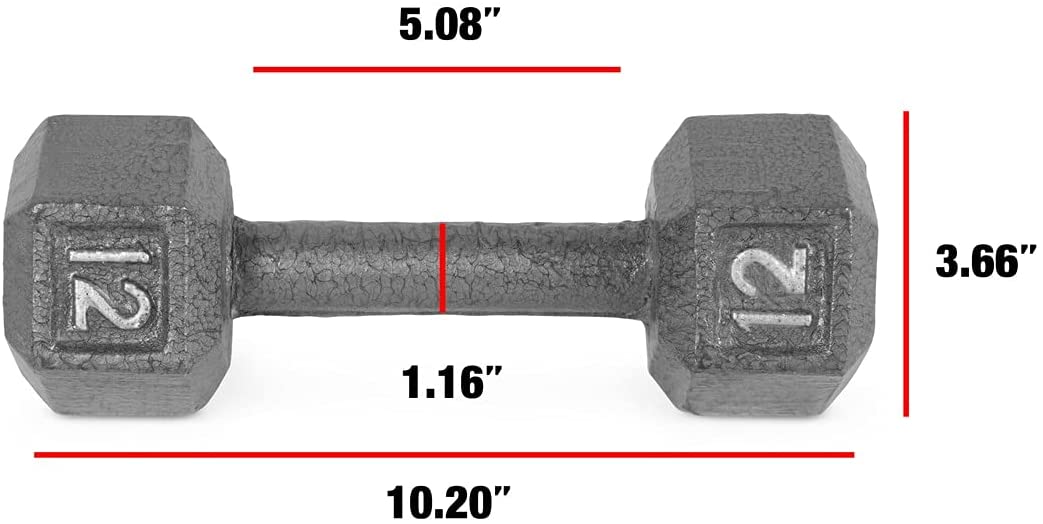 CAP Barbell Solid Hex Dumbbells