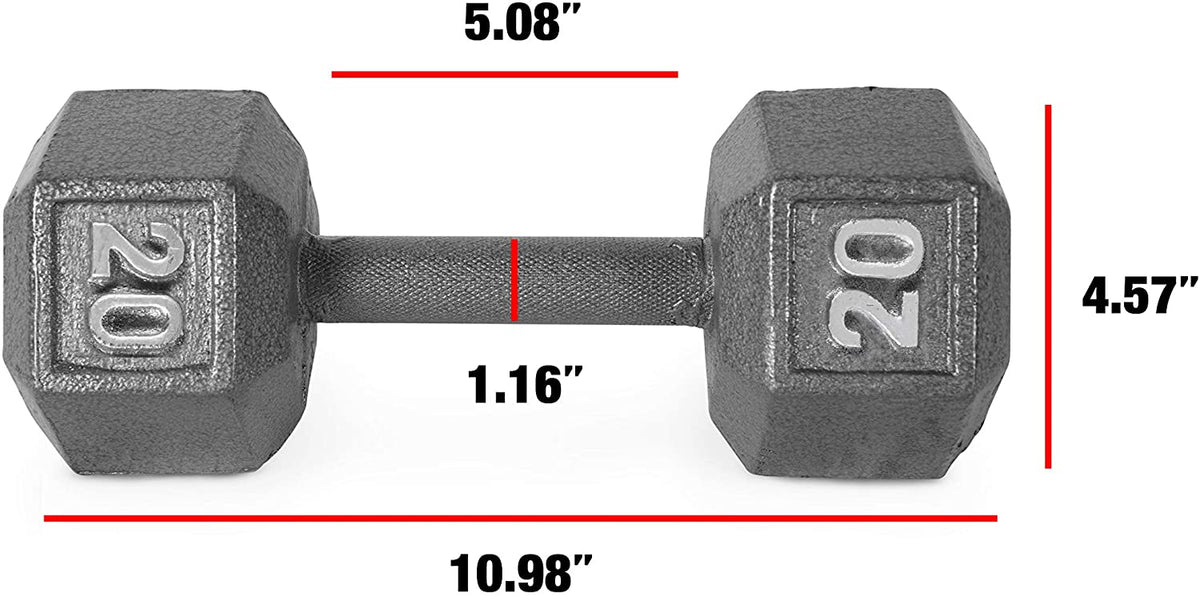 CAP Barbell Solid Hex Dumbbells
