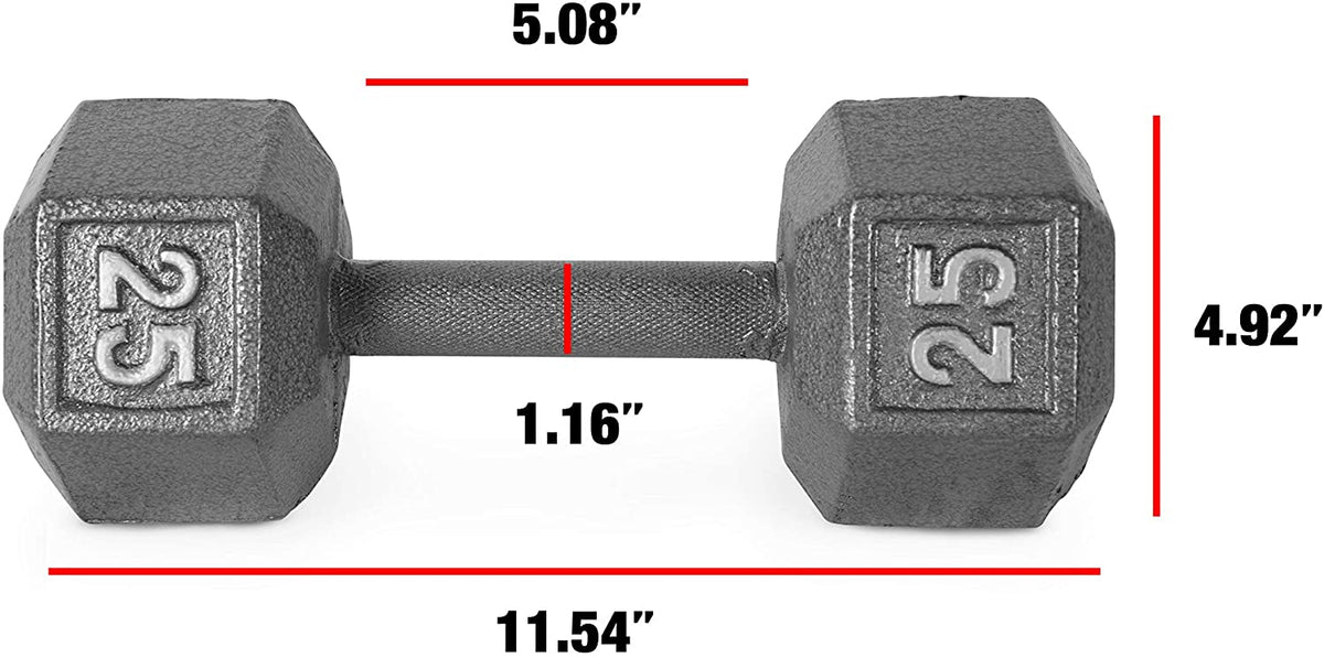 CAP Barbell Solid Hex Dumbbells