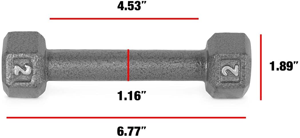 CAP Barbell Solid Hex Dumbbells