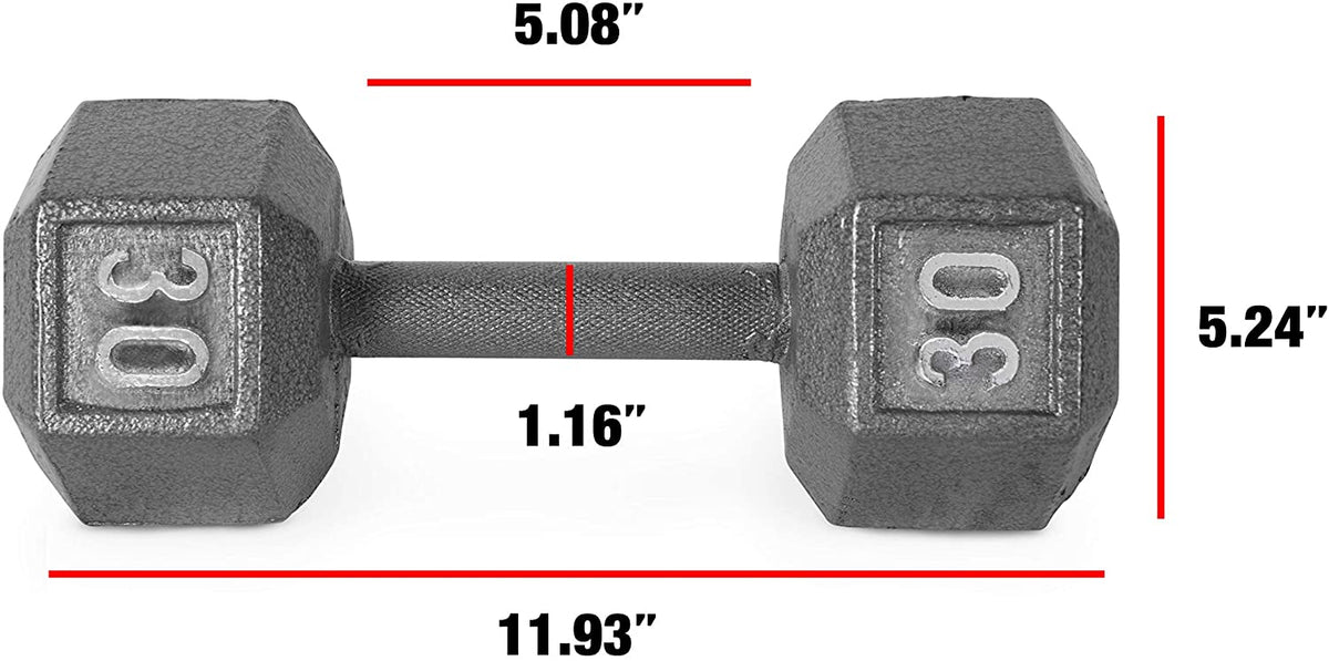 CAP Barbell Solid Hex Dumbbells