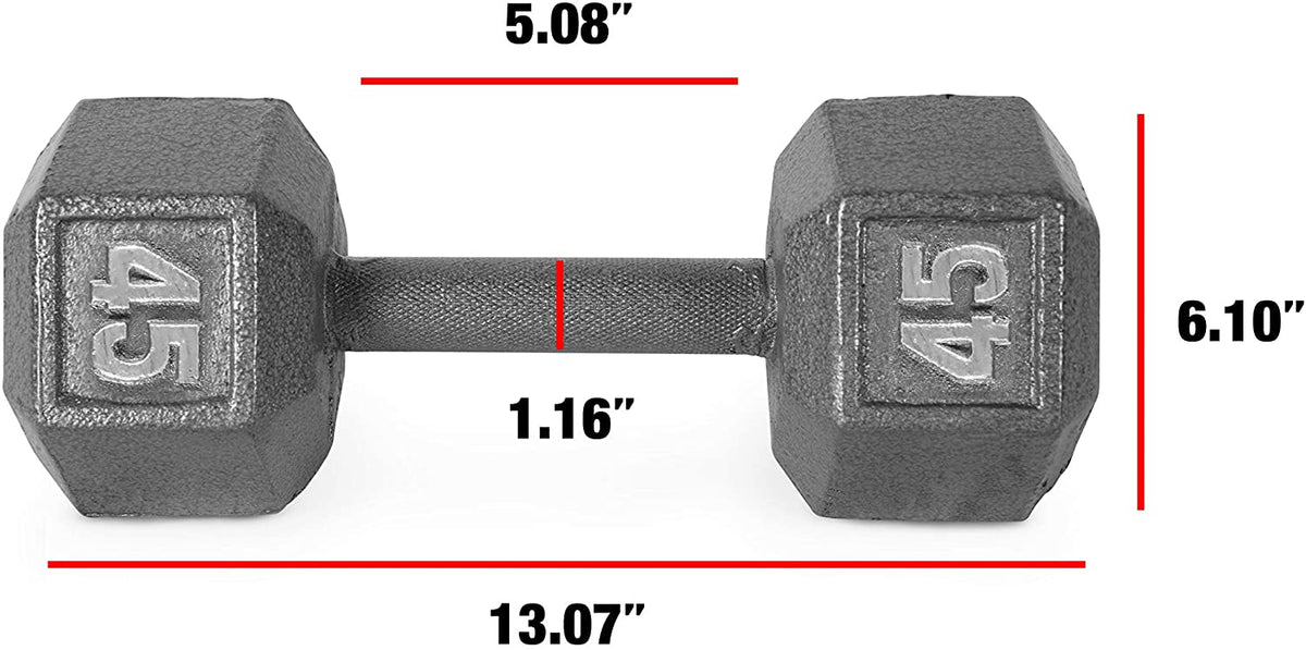 CAP Barbell Solid Hex Dumbbells