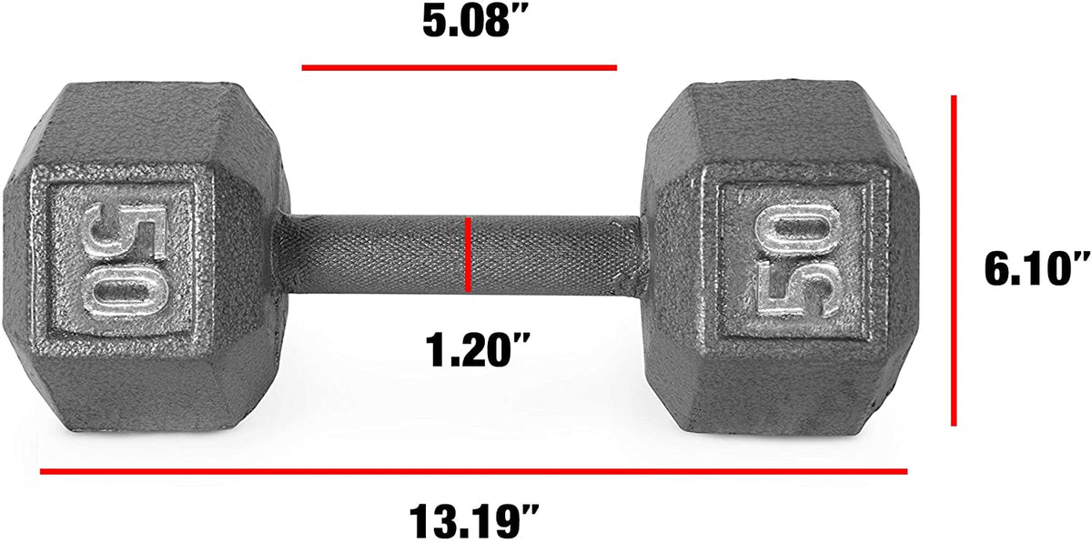 CAP Barbell Solid Hex Dumbbells