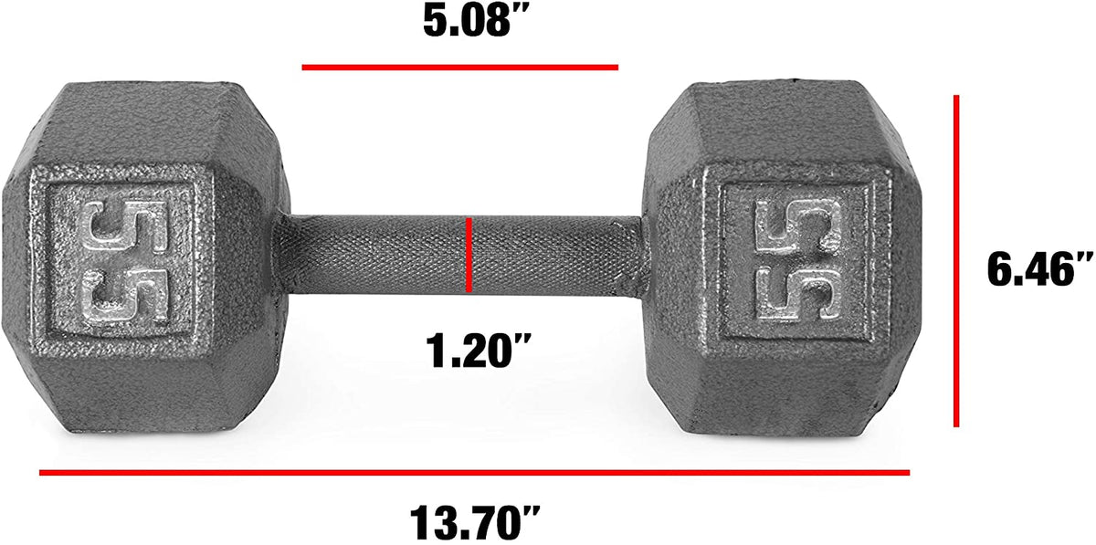CAP Barbell Solid Hex Dumbbells