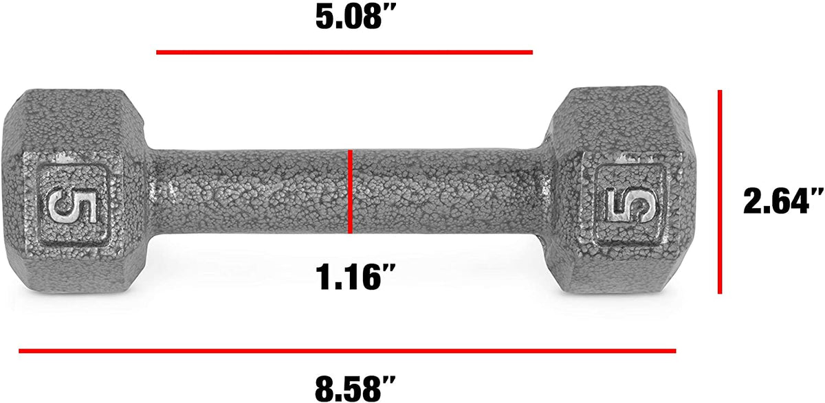 CAP Barbell Solid Hex Dumbbells