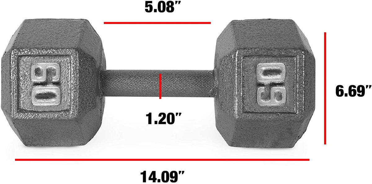 CAP Barbell Solid Hex Dumbbells