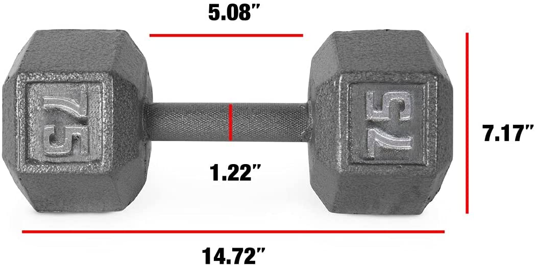 CAP Barbell Solid Hex Dumbbells