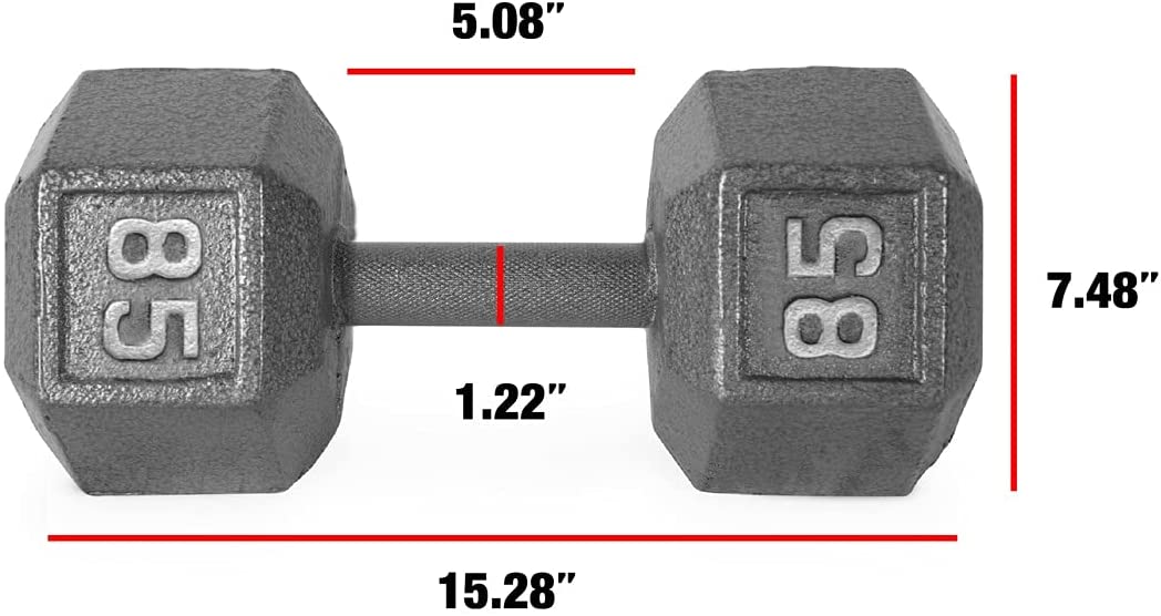 CAP Barbell Solid Hex Dumbbells