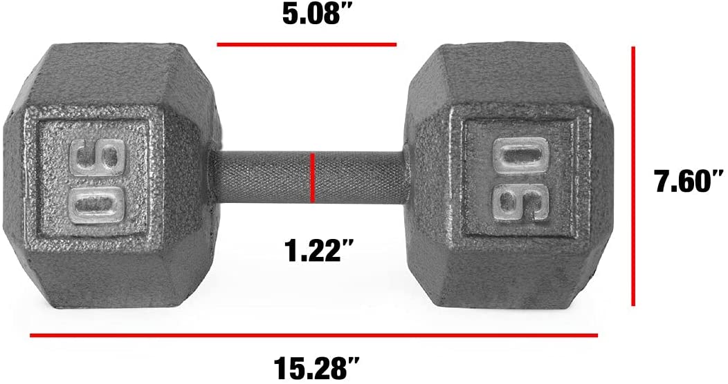 CAP Barbell Solid Hex Dumbbells