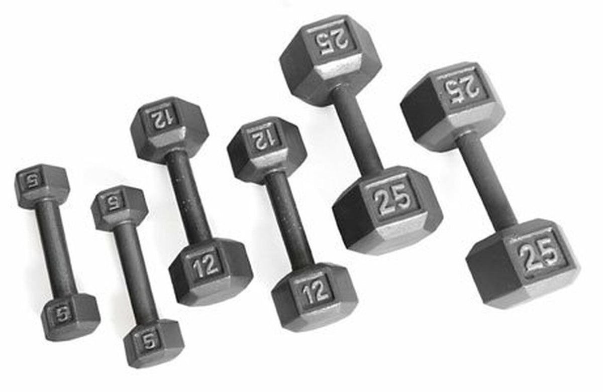CAP Barbell Solid Hex Dumbbells