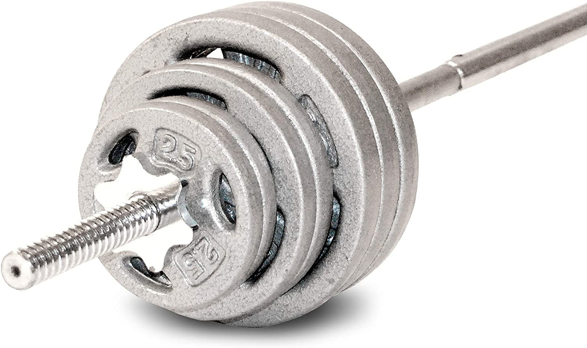 CAP Barbell Cast Iron 1-inch Standard Grip Plates