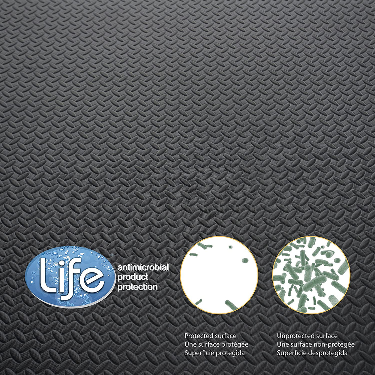 CAP Barbell Roll Up Antimicrobial Foam Mat