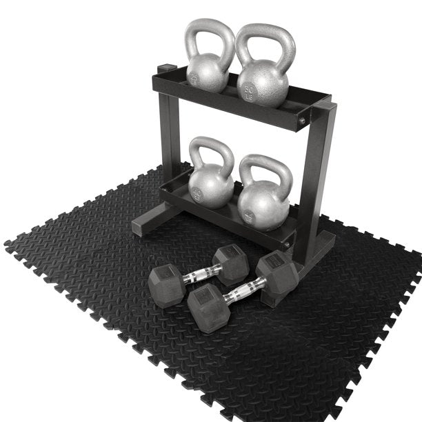 CAP Barbell Puzzle Exercise Mats 12 Pieces 12 SQ FT MAGMA Fitness