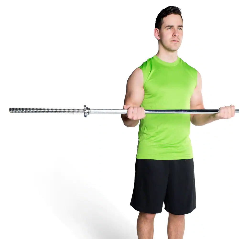 CAP Barbell Standard Threaded Barbell, 6-ft