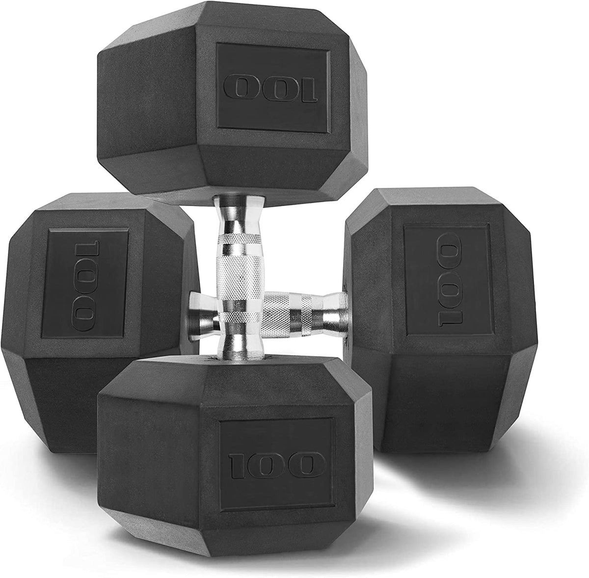 CAP Barbell Rubber Hex Dumbbells