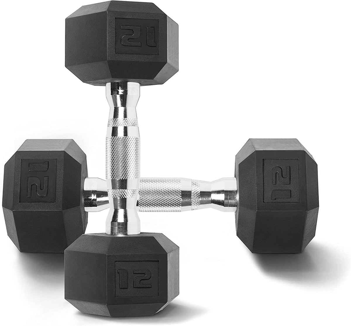 CAP Barbell Rubber Hex Dumbbells