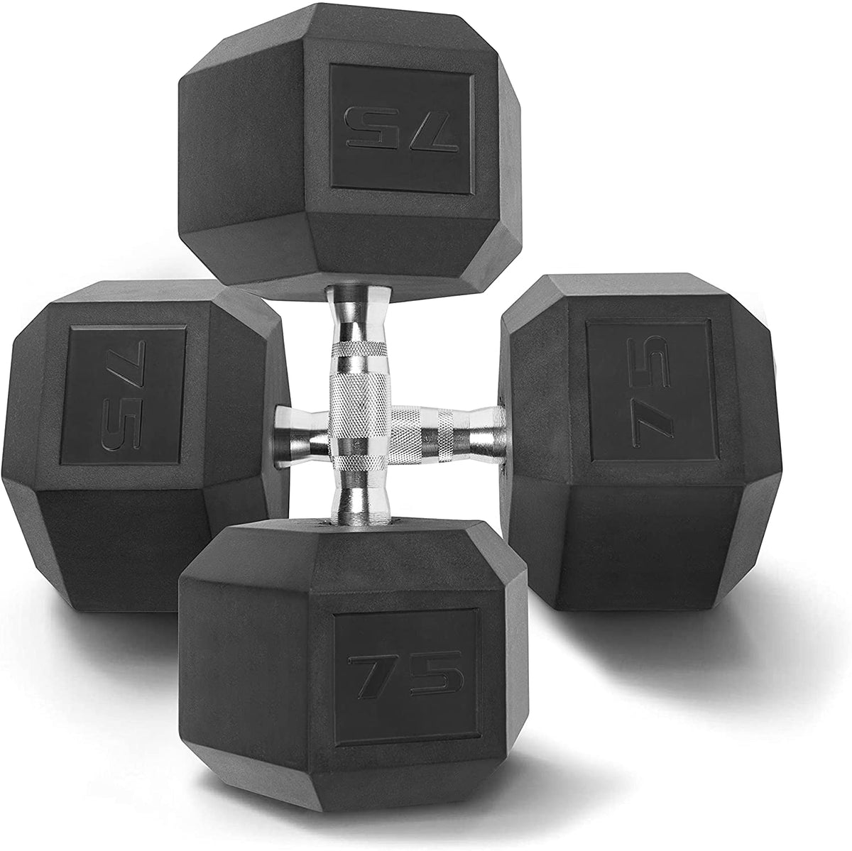 CAP Barbell Rubber Hex Dumbbells