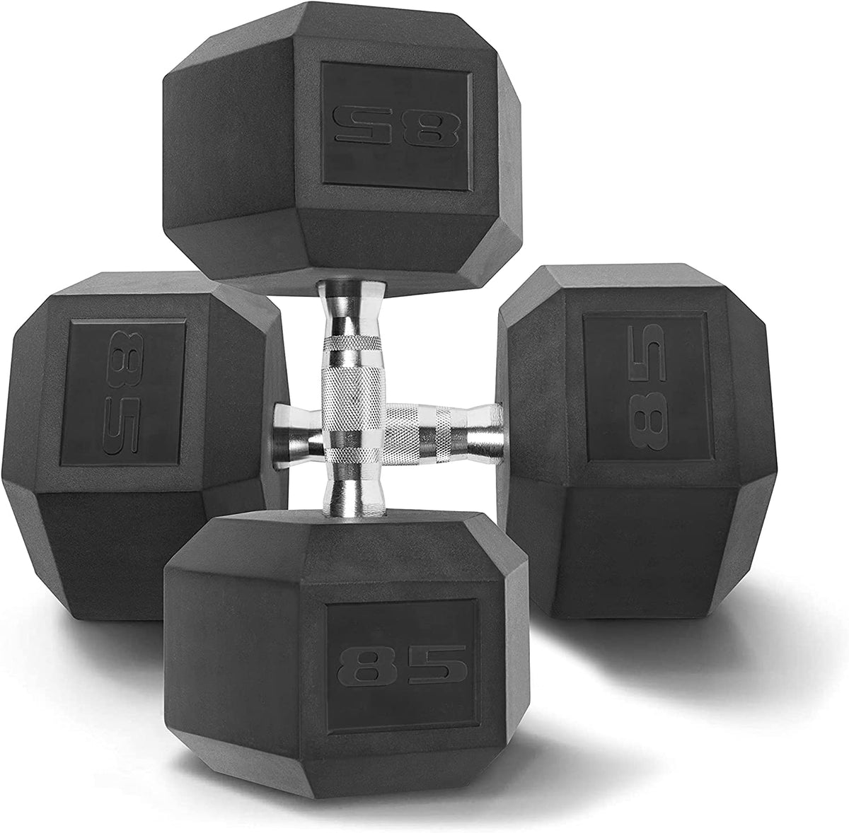 CAP Barbell Rubber Hex Dumbbells