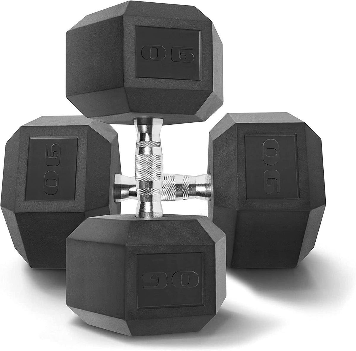 CAP Barbell Rubber Hex Dumbbells