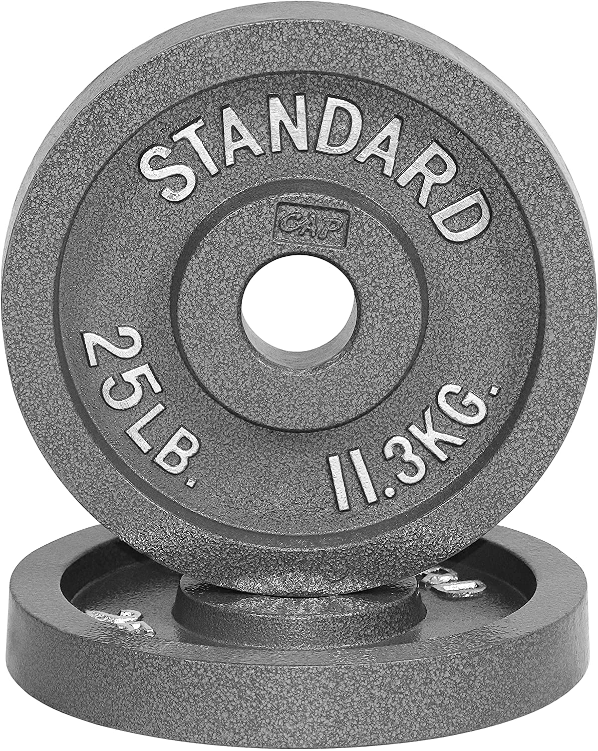 New Cap 50 lb Set 2 popular 25 lb Weight Plates