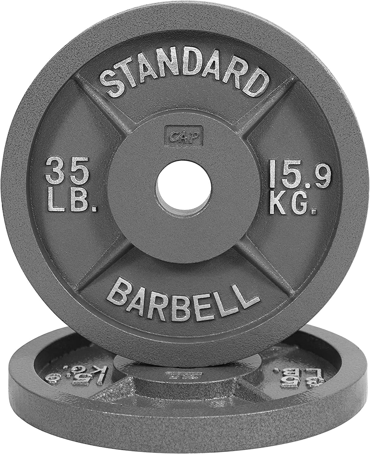 CAP Barbell Olympic Weight Plate Set with Barbell