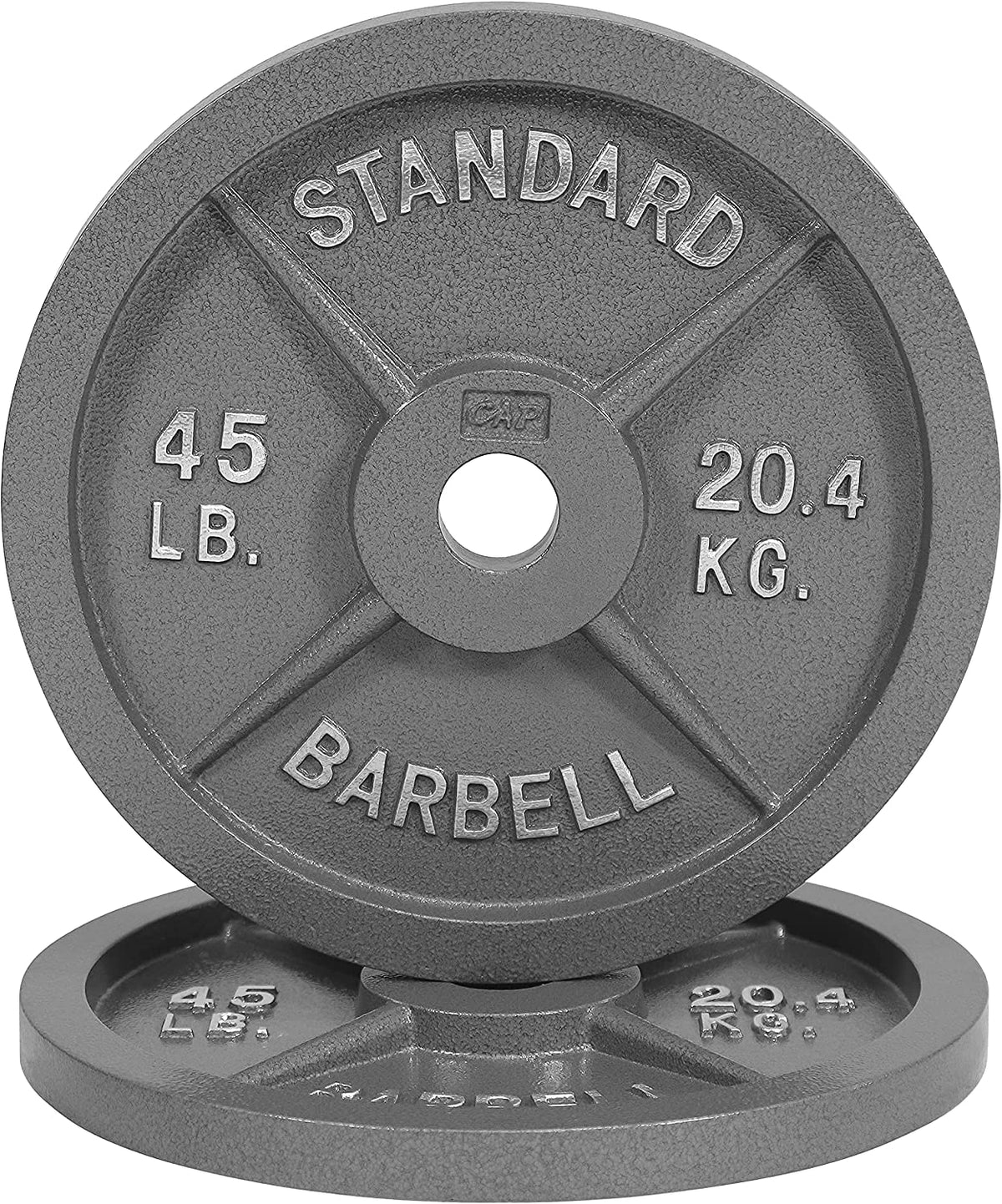 CAP Barbell Olympic Weight Plate Set with Barbell