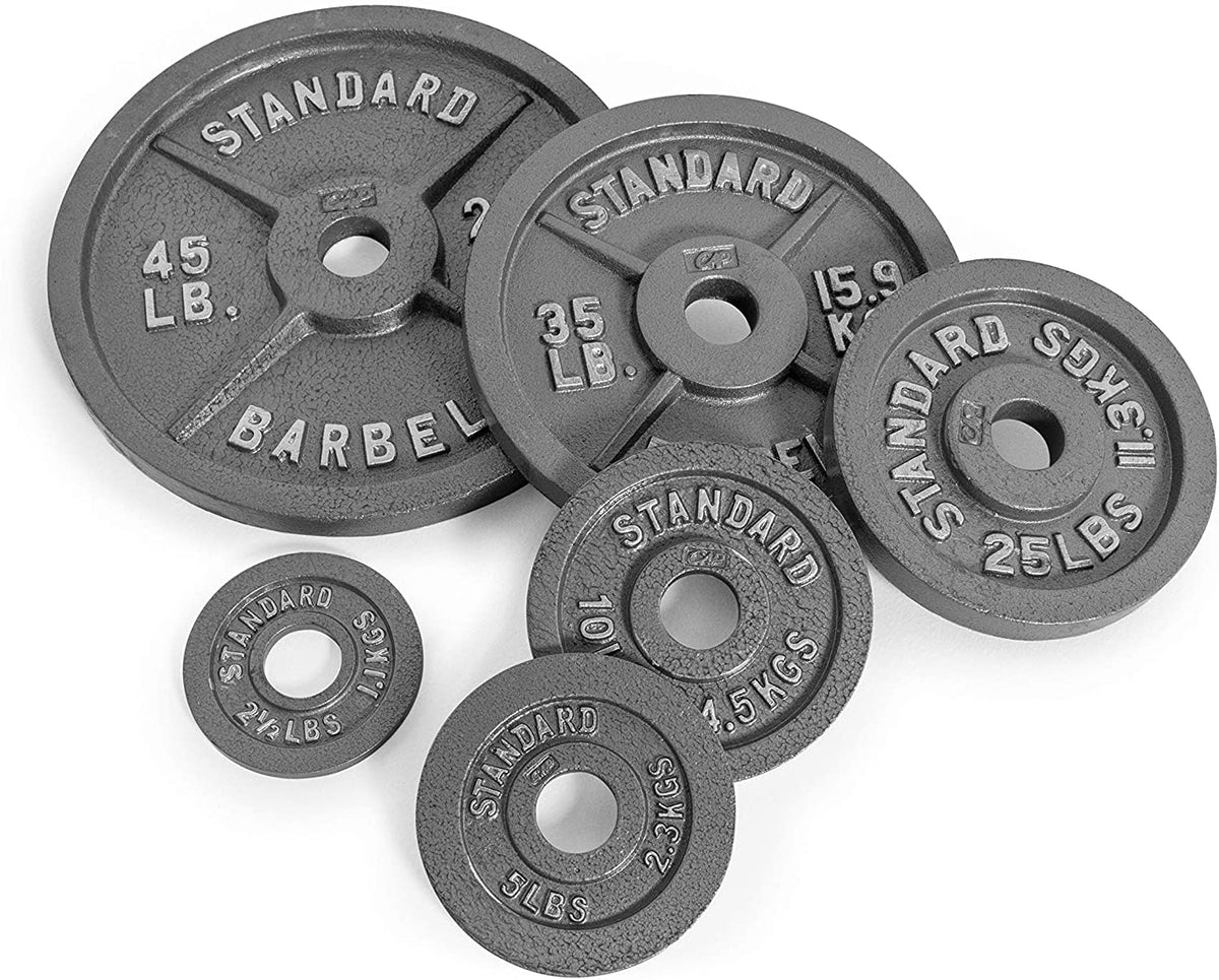 CAP Barbell 255 LB Olympic Weight Plate Set