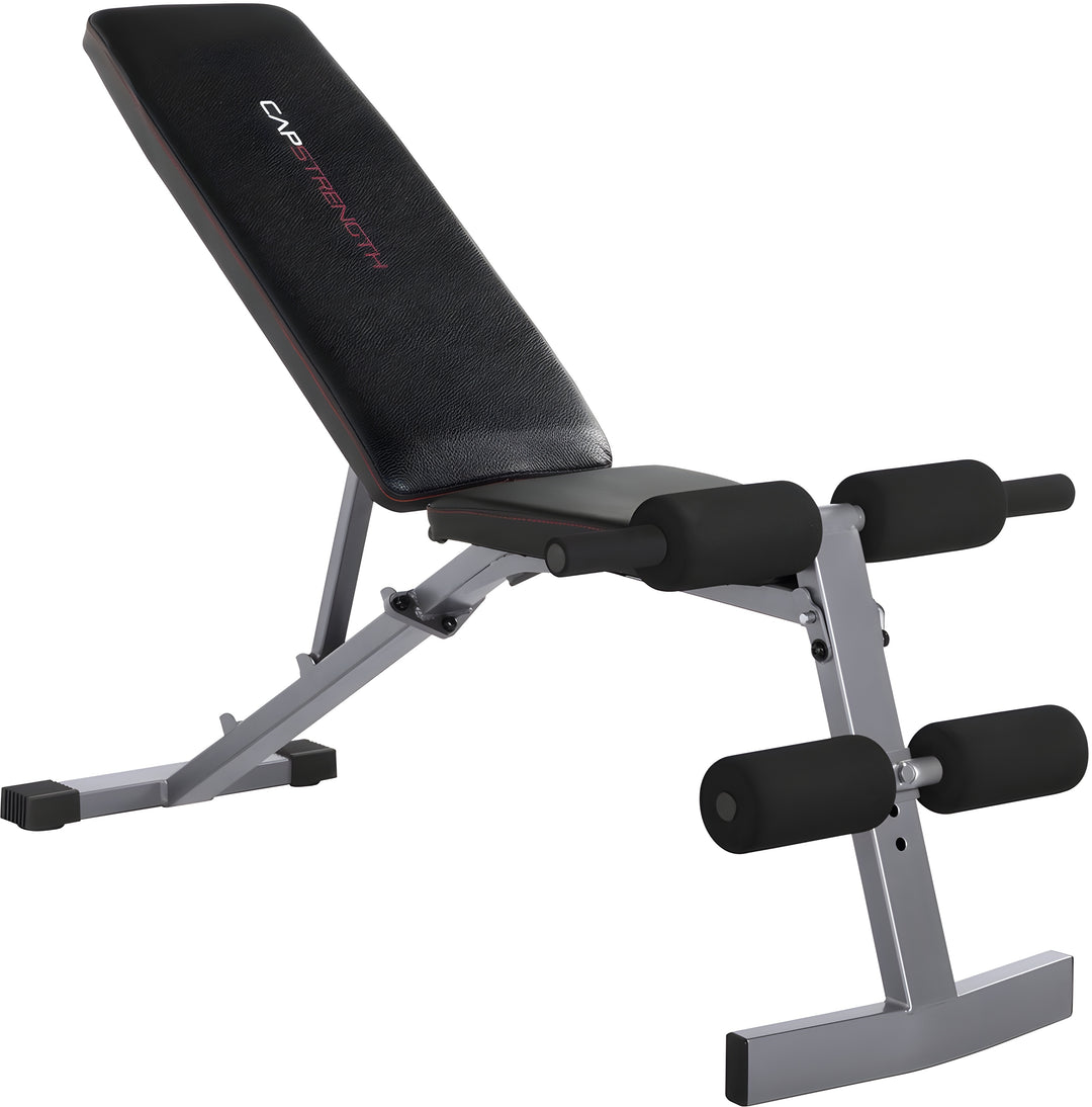 Cap Barbell Adjustable Utility Weight Bench for Full Body Workout