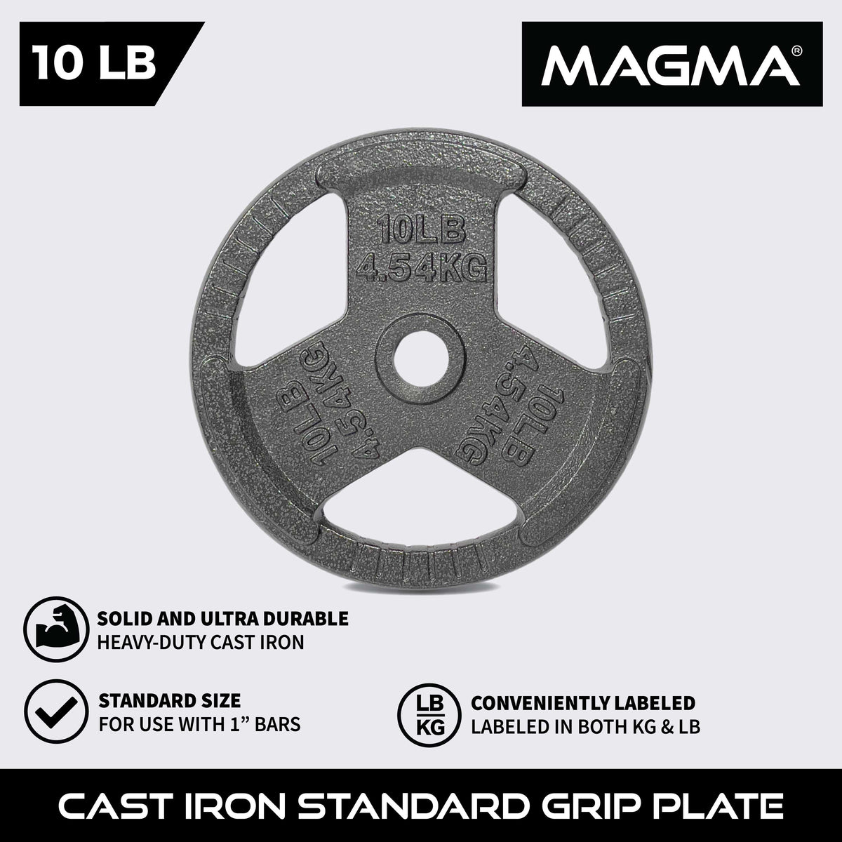 MAGMA Standard 1-inch Grip Plates