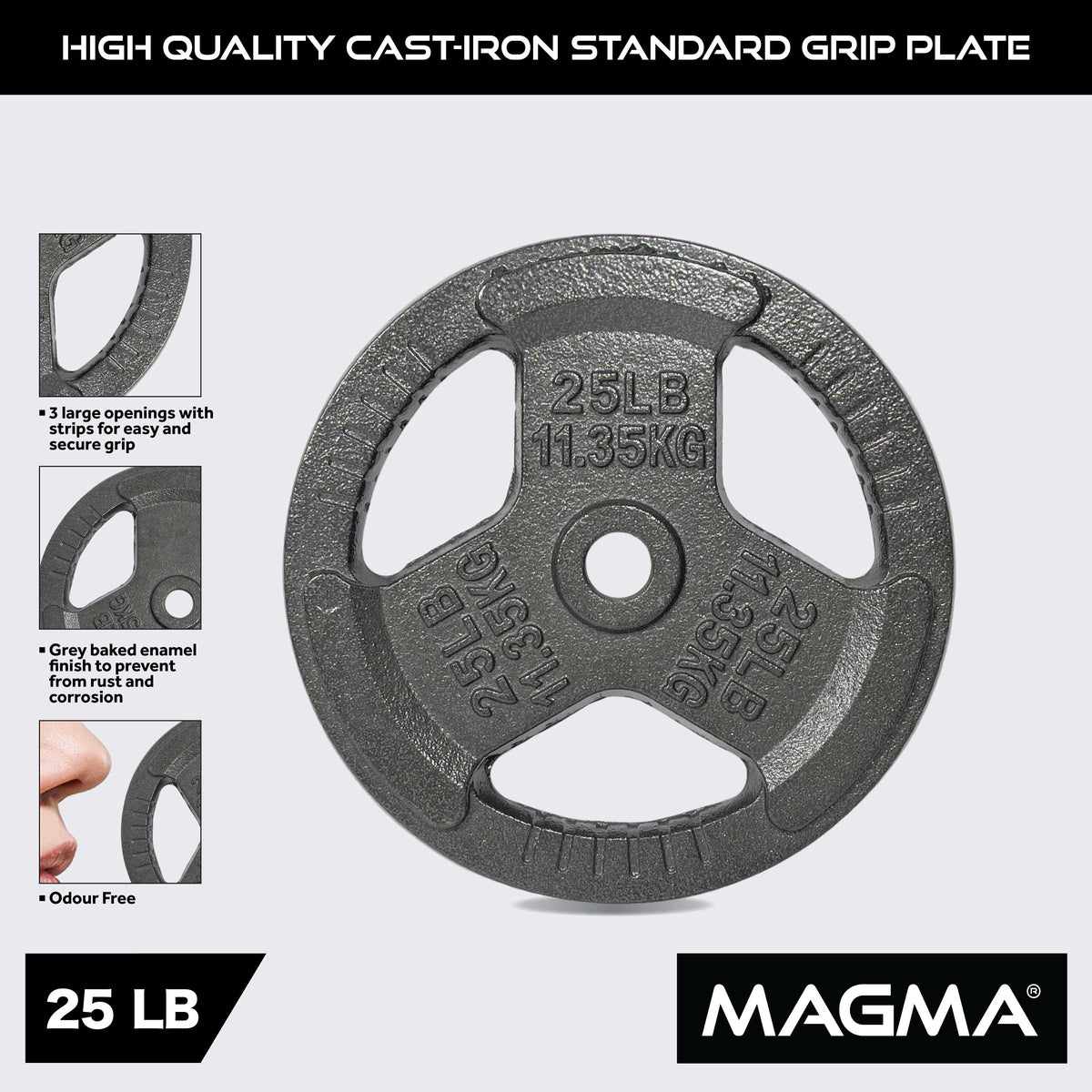 MAGMA Standard 1-inch Grip Plates