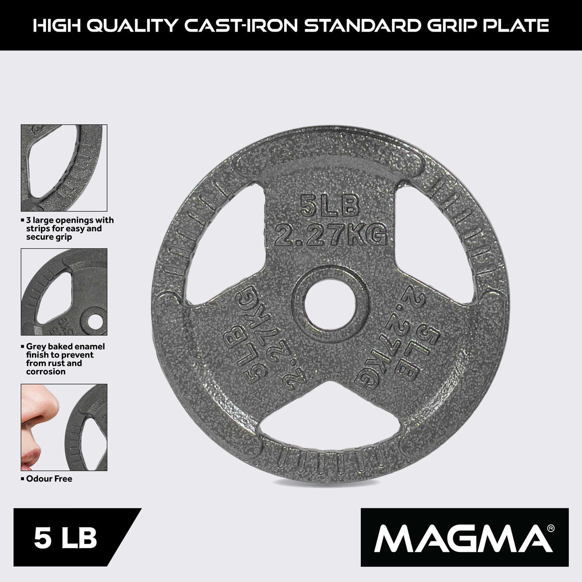 MAGMA Standard 1-inch Grip Plates