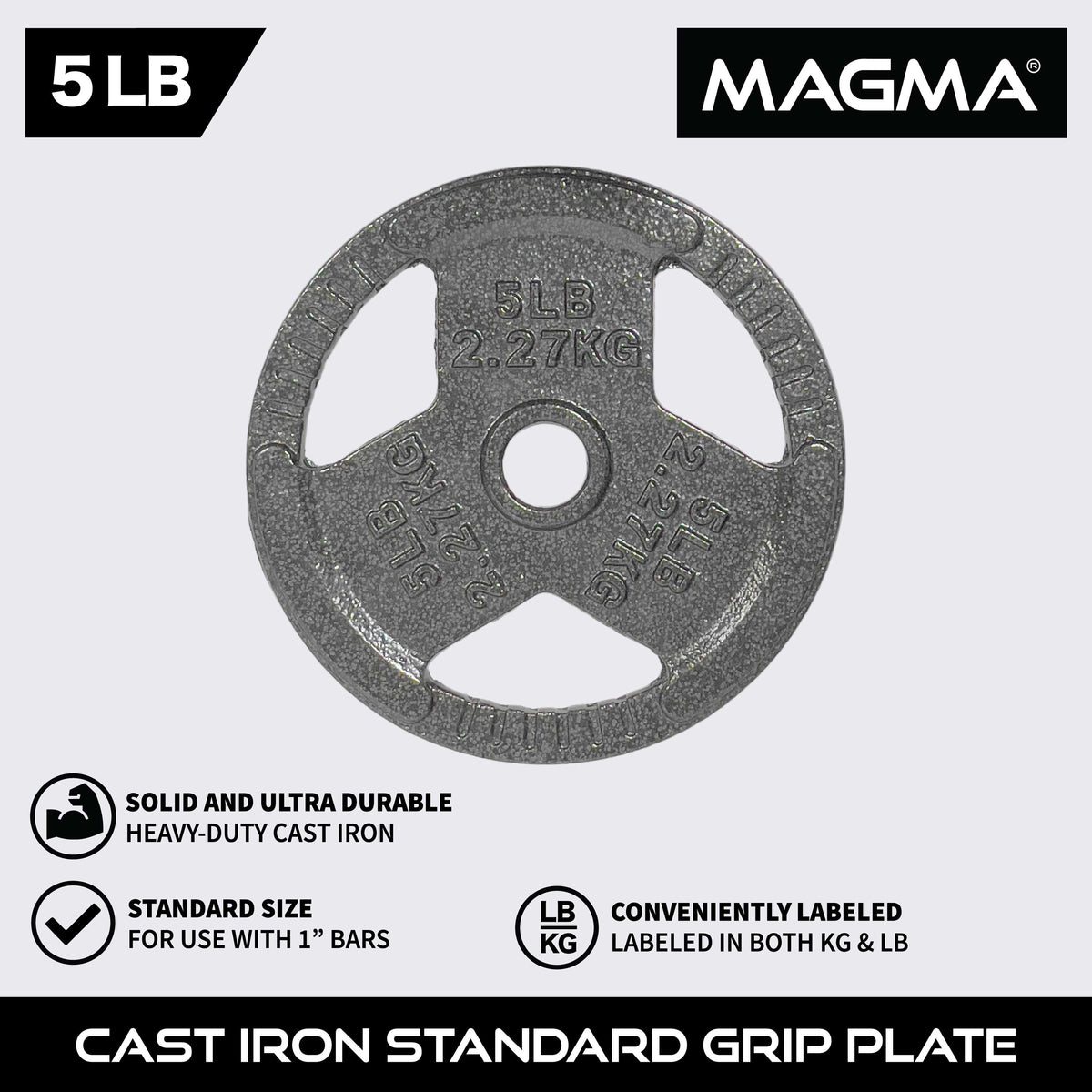 MAGMA Standard 1-inch Grip Plates