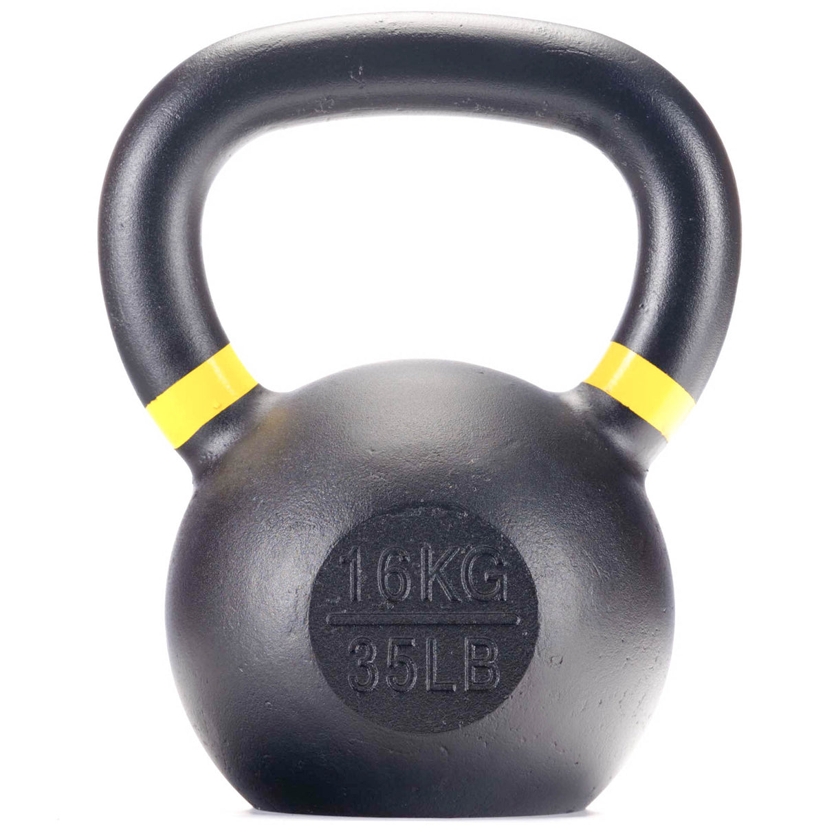 MAGMA 35 lb / 16 KG Cast Iron Kettlebell - Yellow