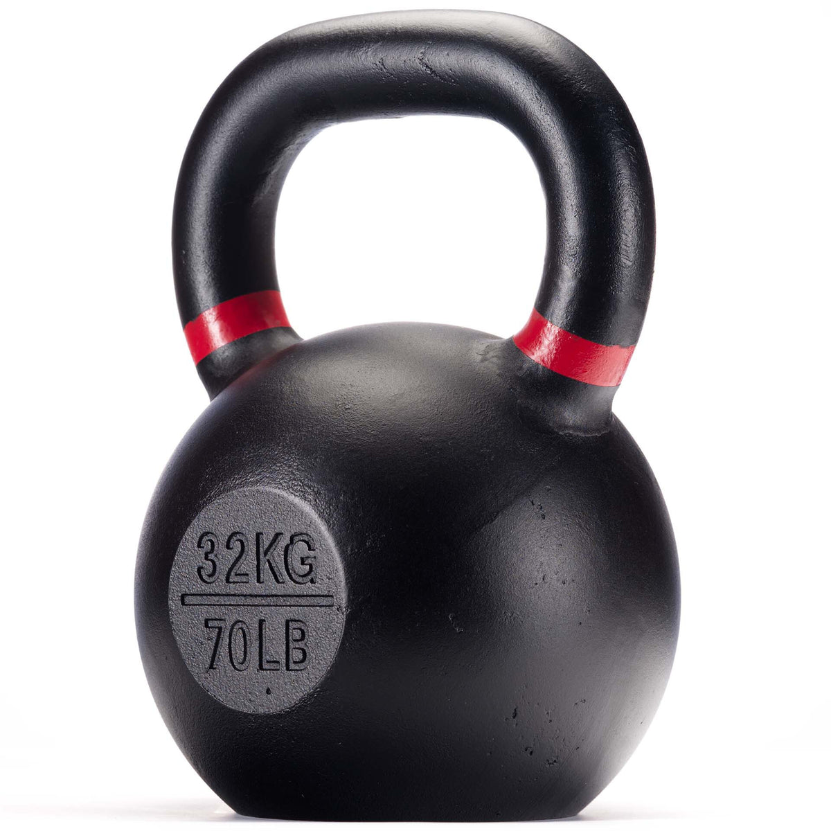 MAGMA 70 lb / 32 KG Cast Iron Kettlebell - Red