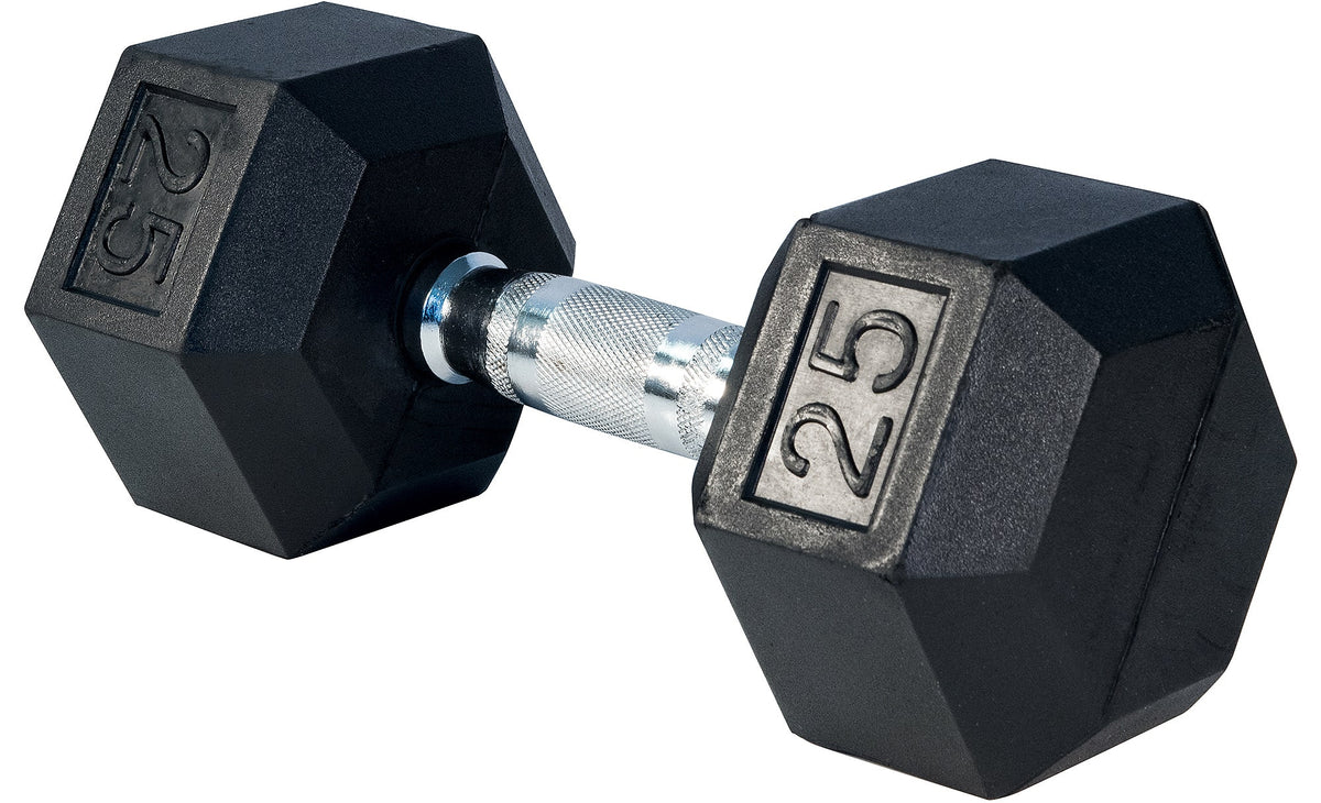 MAGMA Rubber Hex Dumbbells MAGMA Fitness