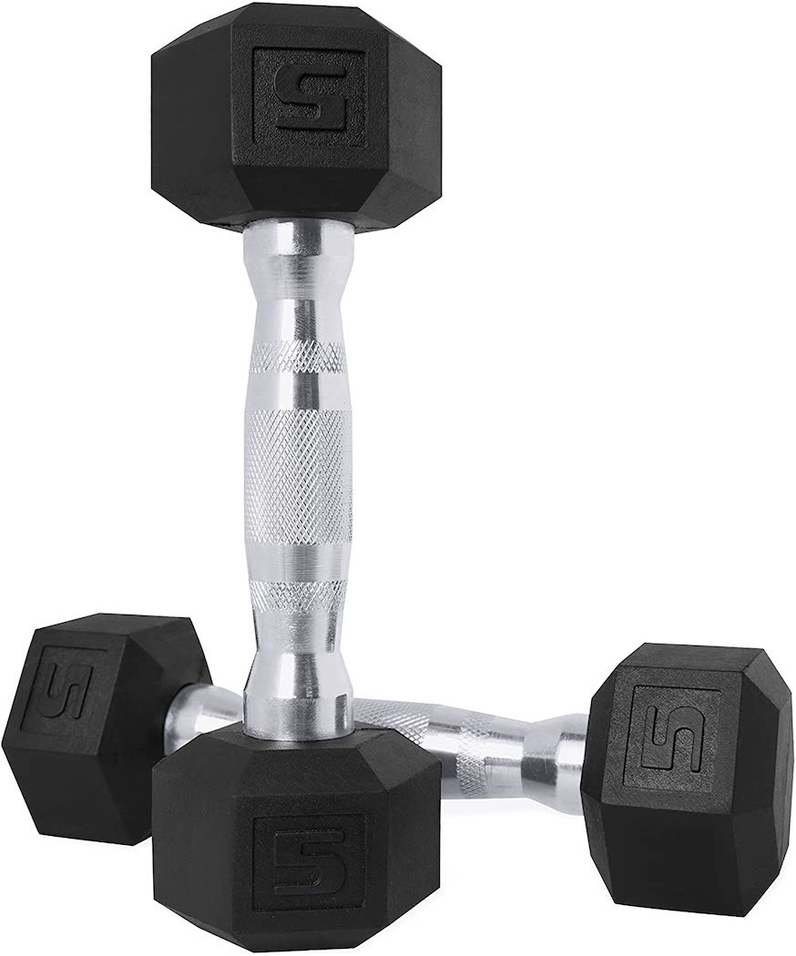 5 lb cap dumbbell sale