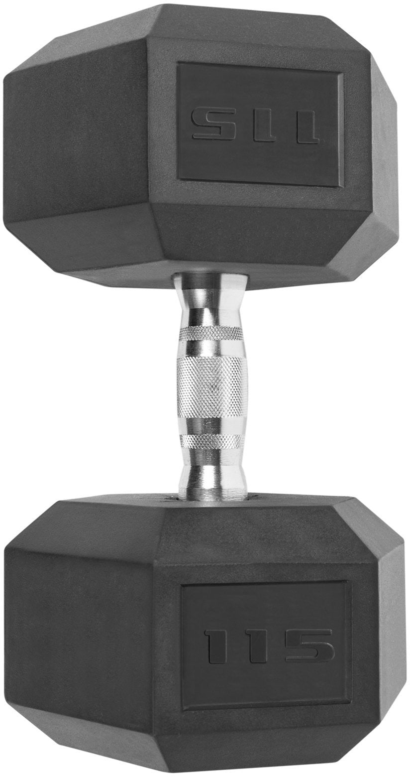 CAP Barbell Rubber Hex Dumbbells